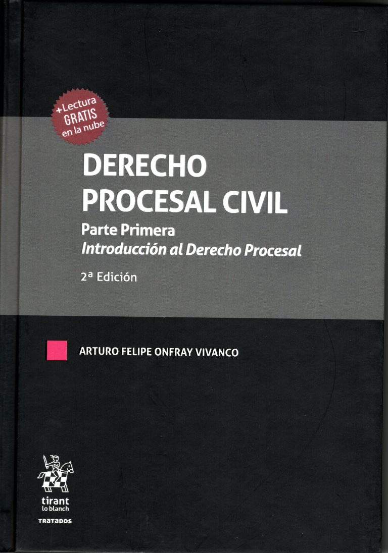 Derecho Procesal Civil Parte Primera Introducci N Al Derecho Procesal