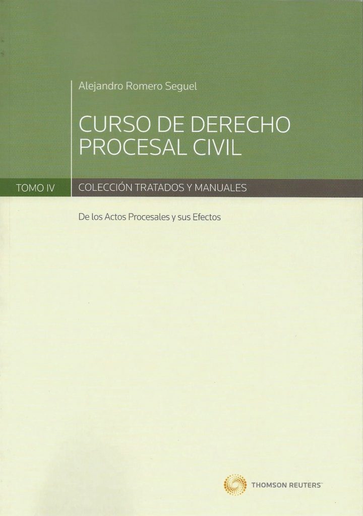 Curso De Derecho Procesal Civil. Tomo IV – AREMI