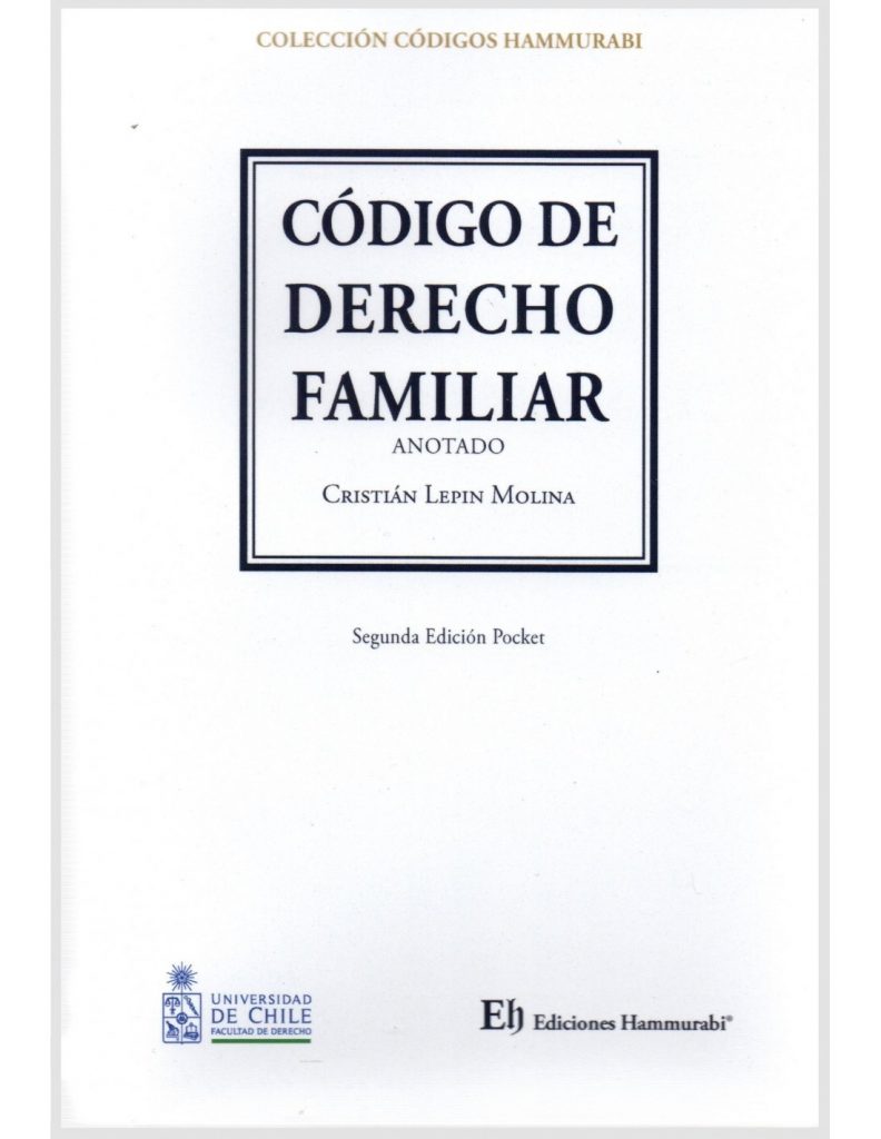 Código De Derecho Familiar Edición Pocket. 2da Edición – AREMI