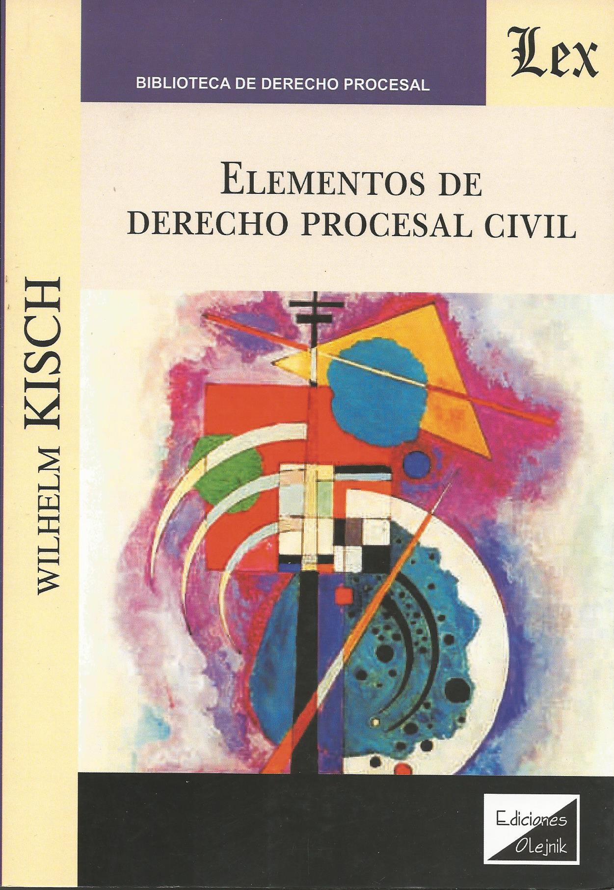 Elementos de Derecho Procesal Civil
