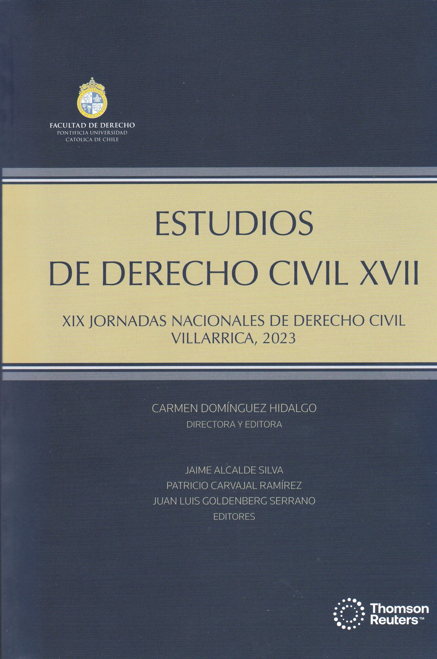 Estudios de Derecho Civil XVII. XIX Jornadas Nacionales de Derecho Civil Villarrica, 2023
