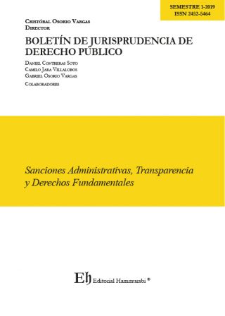 Boletín de Jurisprudencia de Derecho Público Sanciones Administrativas