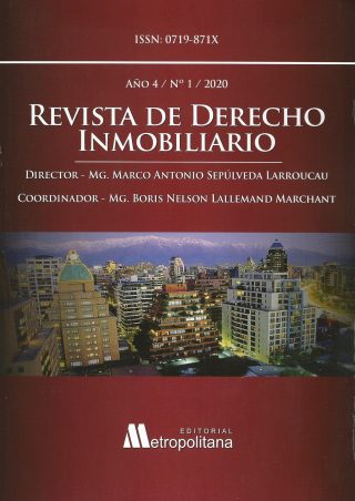 Revista de Derecho Inmobiliario. Año 4.  N° 1 - 2020