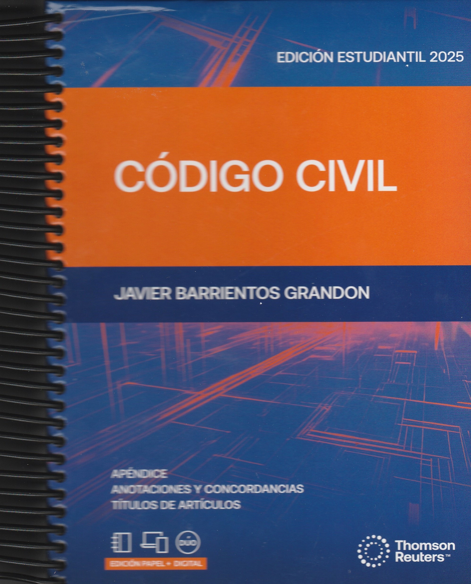 Código Civil 2025 Estudiantil, Anillado