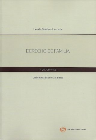 Derecho de Familia 16ª edición