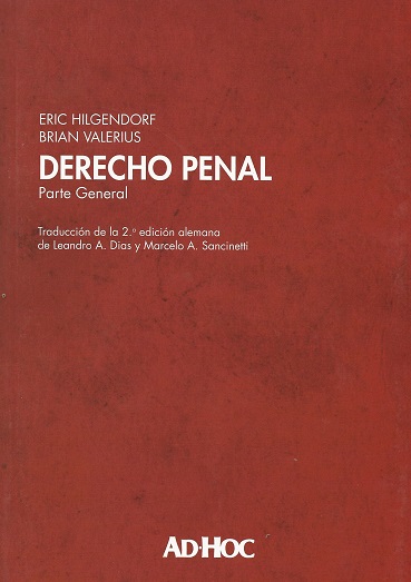 Derecho Penal. Parte General Traducción de la 2da edición Alemana