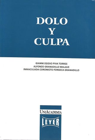 Dolo y Culpa