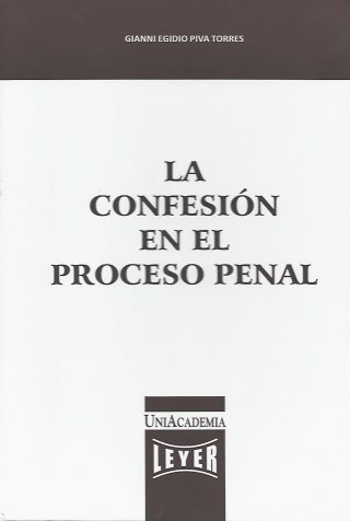 La Confesión en el Proceso Penal