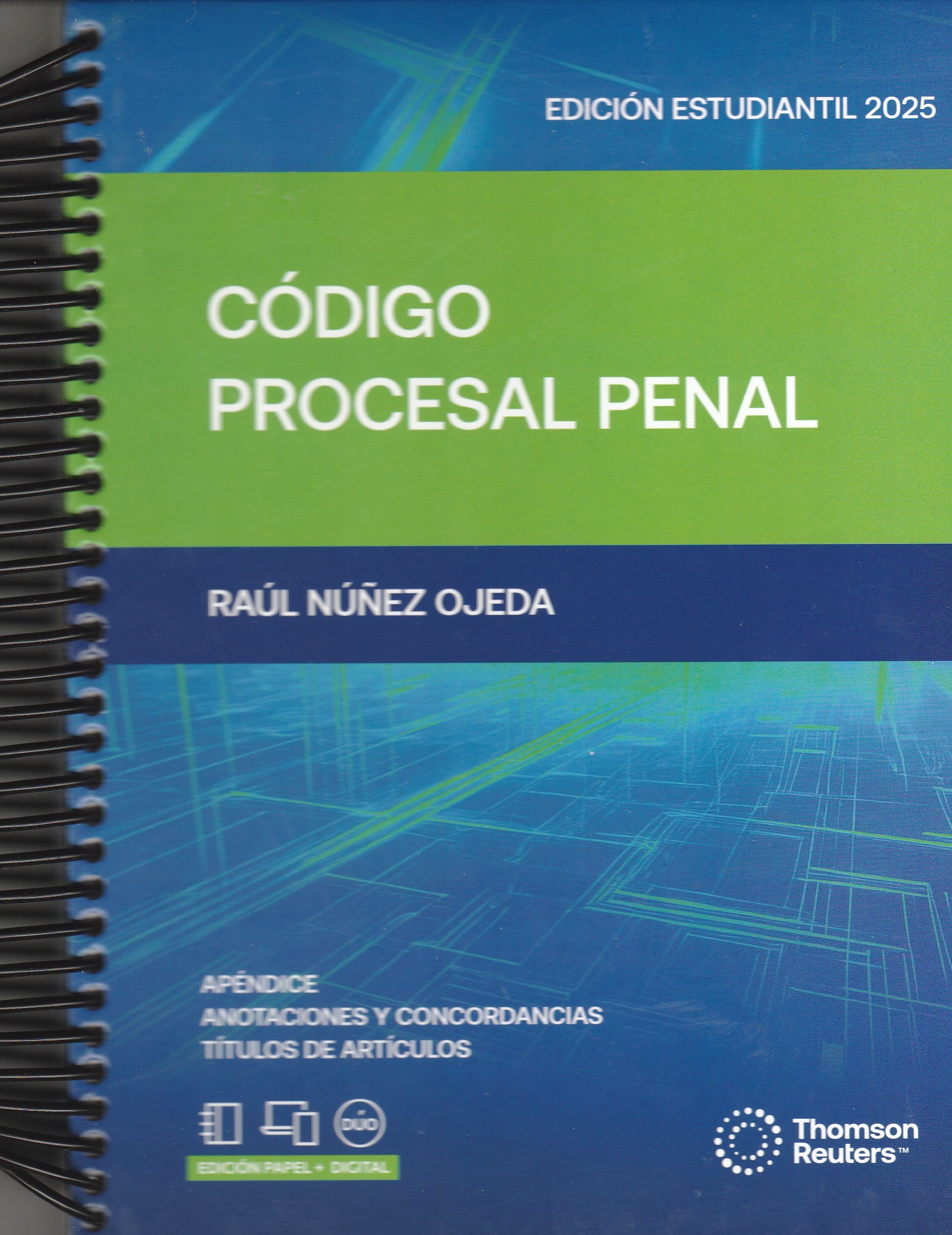 Código Procesal Penal Estudiantil 2025, Anillado