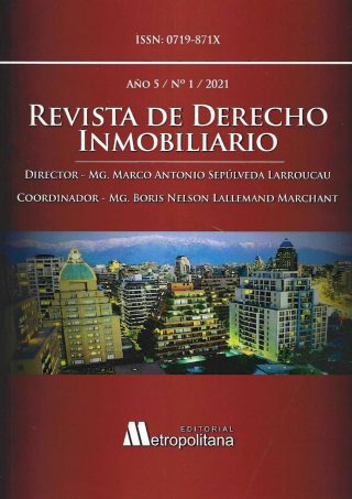 Revista de Derecho Inmobiliario. Año 5.  N° 1 - 2021