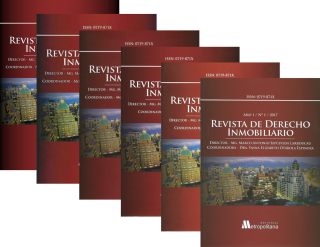Pack Revista de Derecho Inmobiliario. 8 Tomos