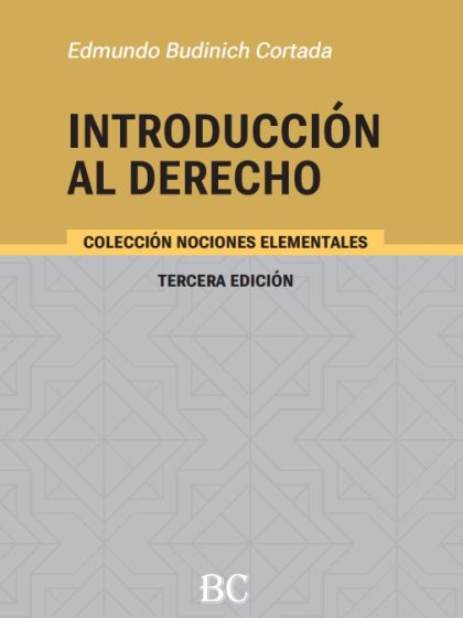 Introducción al Derecho. Tercera Edición