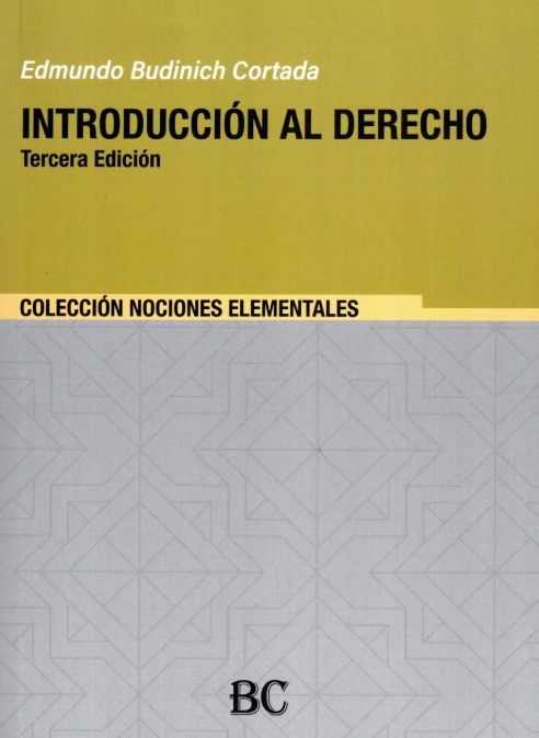 Introducción al Derecho. Tercera Edición