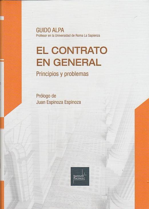 El Contrato en General. Principios y Problemas
