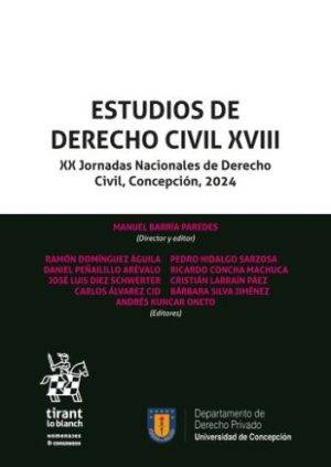 Estudios de Derecho Civil XVIII. XX Jornadas Nacionales de Derecho Civil, Concepción 2024
