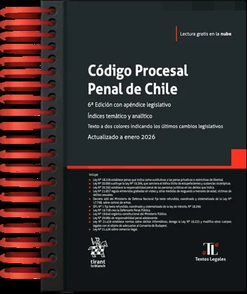 Código Procesal Penal de Chile Anillado 2026. 6ta Edición