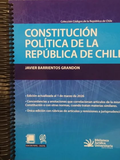 Constitución Política de la República de Chile Anillada 2026