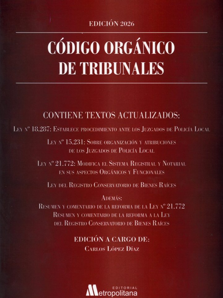 Código Orgánico de Tribunales 2026