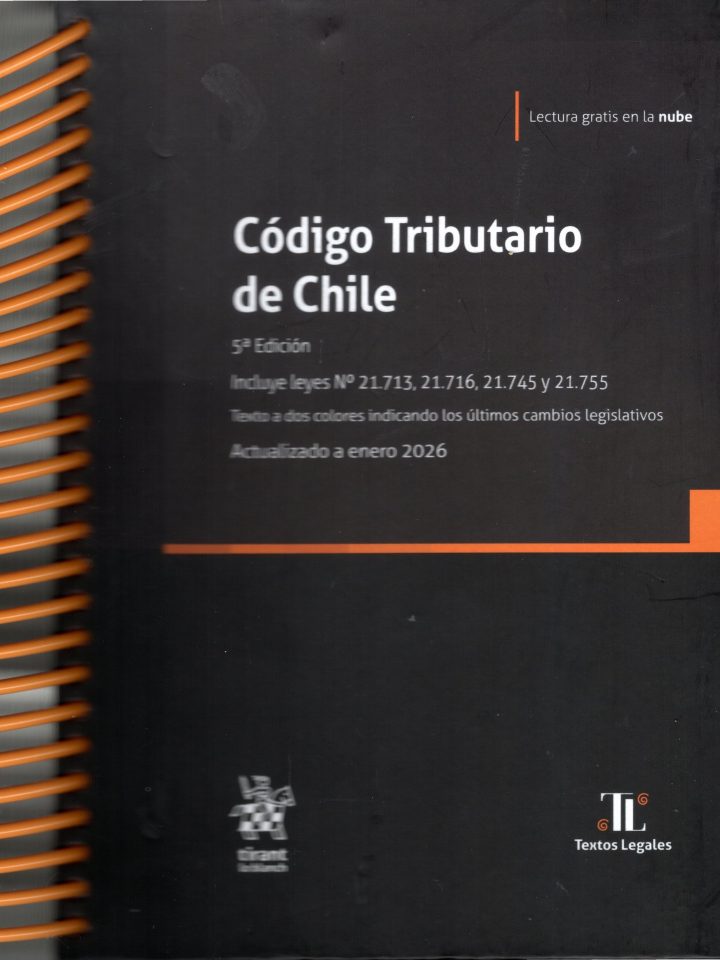 Código Tributario de Chile Anillado 2026. 5ta Edición