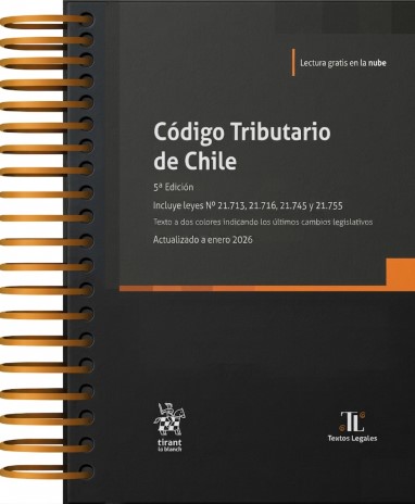 Código Tributario de Chile Anillado 2026. 5ta Edición